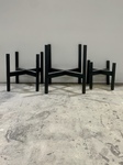 Mid Century  Inspired Timber Pot Stands
