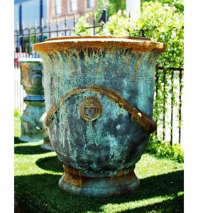 Anduze Urn - Traditional Copper Rust 1mtr
